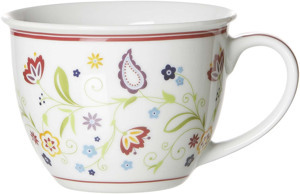 Hrnček Jumbo Shanti Doppio 350 ml, farebné kvety