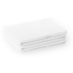 Bavlnený uterák DecoKing Marina biely, velikost 70x140