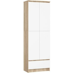Ak furniture Skriňa Rexa 60 cm dub sonoma/biela