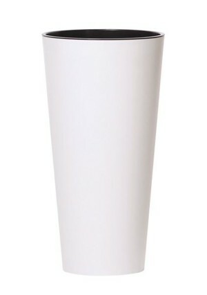 Prosperplast Kvetináč Tubus Slimmer biely matný, varianta 15 cm