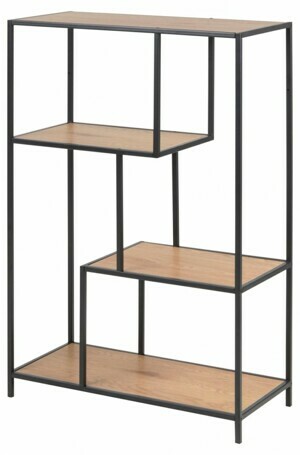 Actona Regál Seaford 77x114 cm divoký dub