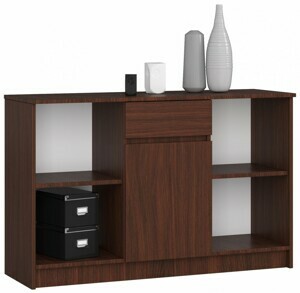 Ak furniture Komoda B-17 120 cm wenge