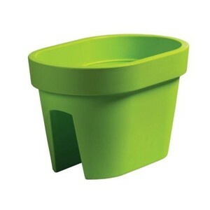 Prosperplast Kvetináč Lofly Railing zelený