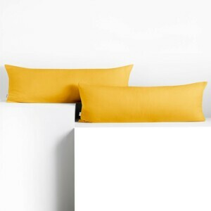 Obliečky na vankúše DecoKing Amber I oranžové, velikost 20x120*2