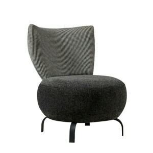 Hanah Home Kreslo Loly antracitové