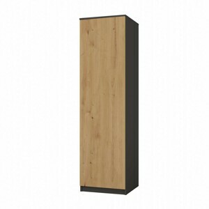 TP Living Šatníková skriňa Malwa SD-50 antracit/dub artisan