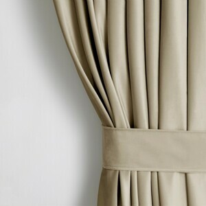 Záves AmeliaHome Velvet 140x270 cm béžový, velikost 140x245