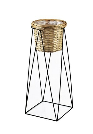 Mondex Prútený kvetináč SWEN NATURAL 26x70 cm