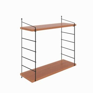 Kalune Design Nástenná polica ARMONI 72 cm orech/hnedá