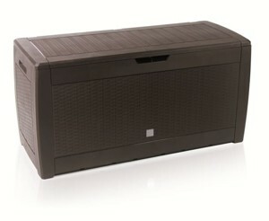 Prosperplast Záhradný box RATANO 119 cm - 310 L hnedý