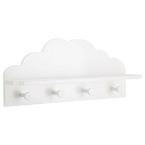 ATMOSPHERA Nástenný vešiak s policou Cloud biely