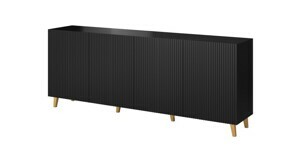 HALMAR Komoda Pafos 200 cm černá