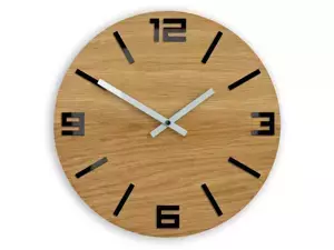 ModernClock Nástenné hodiny Arabic tmavohnedé