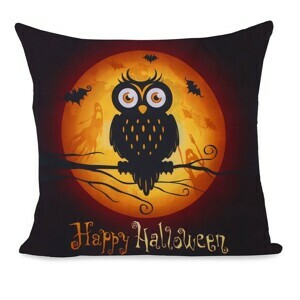 Obliečka na vankúš Decoking Halloween čierny, velikost 80x80
