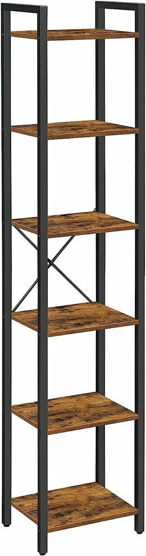SONGMICS Knihovna Vasagle Porat 187,5 cm hnědá