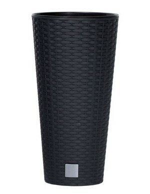 Prosperplast Kvetináč Round Rato tmavosivý, varianta 20 cm