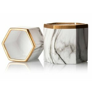 HowHomely Kvetináč Sona Marbling 12 cm mramor