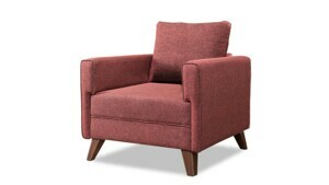 Hanah Home Kreslo Bella 82 cm bordó červené