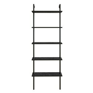Kalune Design Mramorová knižnica Paulas čierna