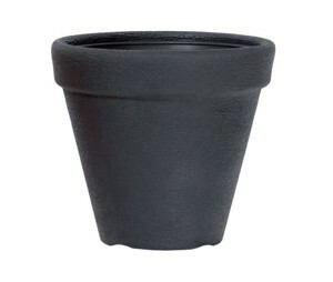 Prosperplast Nízky kvetináč Classic tmavosivý, varianta 25,5 cm