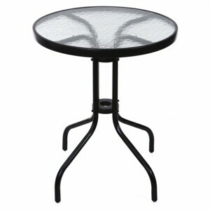 MultiGarden Záhradný stolík 60 cm čierny