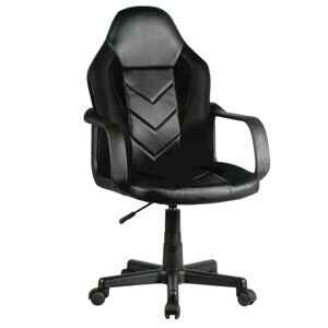 Ak furniture Detská herná stolička GAME čierna