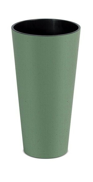 Prosperplast Kvetináč Tubus Slim zelený, varianta 20 cm