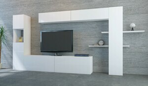 Hanah Home Obývacia stena Maxi biela