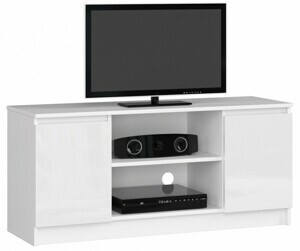 Ak furniture TV stolík Tonon 120 cm biely lesk