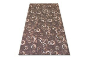 Dywany Lusczow Kusový koberec DROPS Bubbles hnedý, velikost 100x150