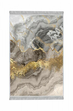 Conceptum Hypnose Koberec Marble 80x200 cm šedý/zlatý