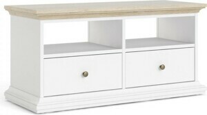 Tvilum TV stolík PROVINE 102,5 cm biely/dub