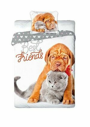 Faro Bavlnená posteľná bielizeň Best Friends 013 - 140x200 cm