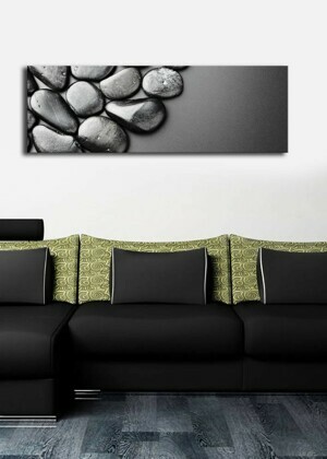 Hanah Home Obraz s led osvetlením Stone 90x30 cm