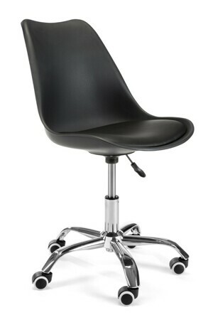 Ak furniture Otočná stolička FD005 čierna