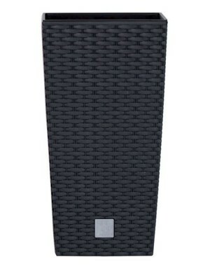 Prosperplast Kvetináč Rato Champaing tmavo šedý, varianta 17 cm