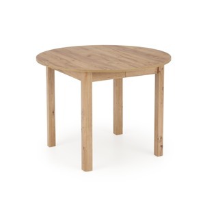 HALMAR Jídelní rozkládací stůl RINGO 102/142 cm dub craft zlatý