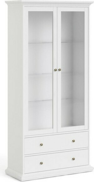 Tvilum Vitrína Provine 96 cm bílá
