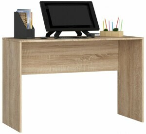 Ak furniture Volně stojící psací stůl B-17 120 cm dub sonoma
