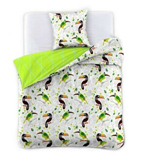 Bavlnená posteľná bielizeň DecoKing Ducato TOUCAN, velikost 230x220+50x75*2