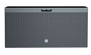 Prosperplast Záhradný box RATANO 114 cm - 290 L antracit