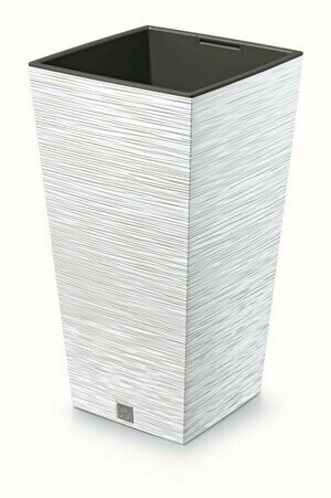 Prosperplast Kvetináč FUSU IV biely, varianta 20 cm