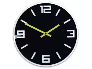 ModernClock Nástenné hodiny Dixon čierne