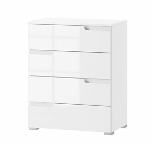 Szynaka Komoda Selene 4 65 cm bílá lesk/mat