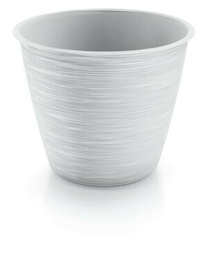 Prosperplast Kvetináč Furu I biely, varianta 14,7 cm