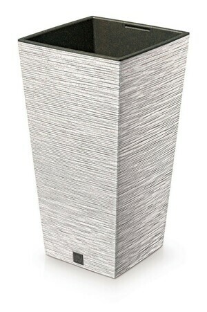 Prosperplast Kvetináč FUSU ECO II biely, varianta 20 cm