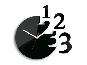 ModernClock Nástenné hodiny Numero čierne