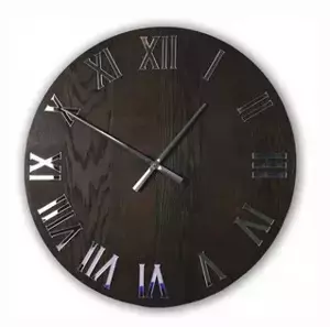 ModernClock Nástenné hodiny Bred tmavohnedé