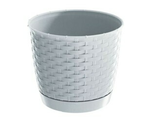 Prosperplast Kvetináč Ratolla Round biely, varianta 14,5 cm