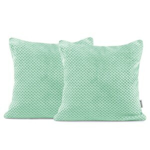 Povlak na vankúš DecoKing HENRY 45x45 cm mätový, velikost 45x45*2